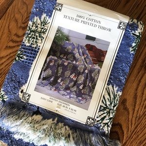 Winter or Christmas Throw 48 in. X 60 in.